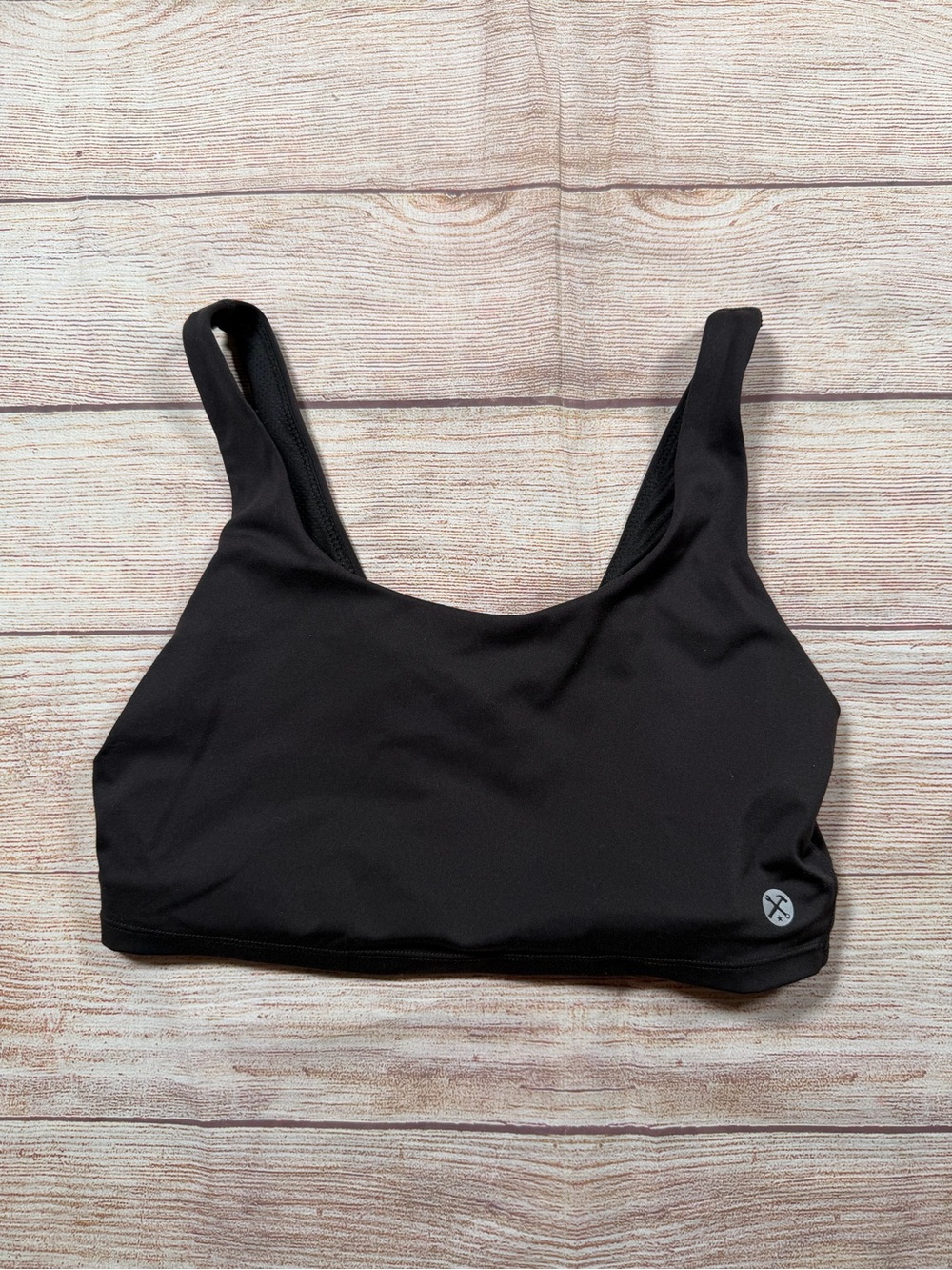 DIXXON Black Crop Top - Workout, Yoga,‎ Athletic